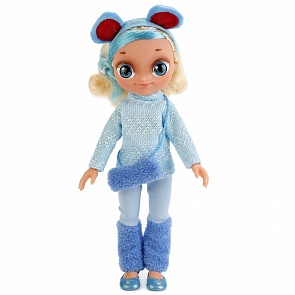 Кукла озвученная Снежка из серии Сказочный патруль в зимней одежде, 33 см. (Карапуз, SP0117-S-RU-W (18))